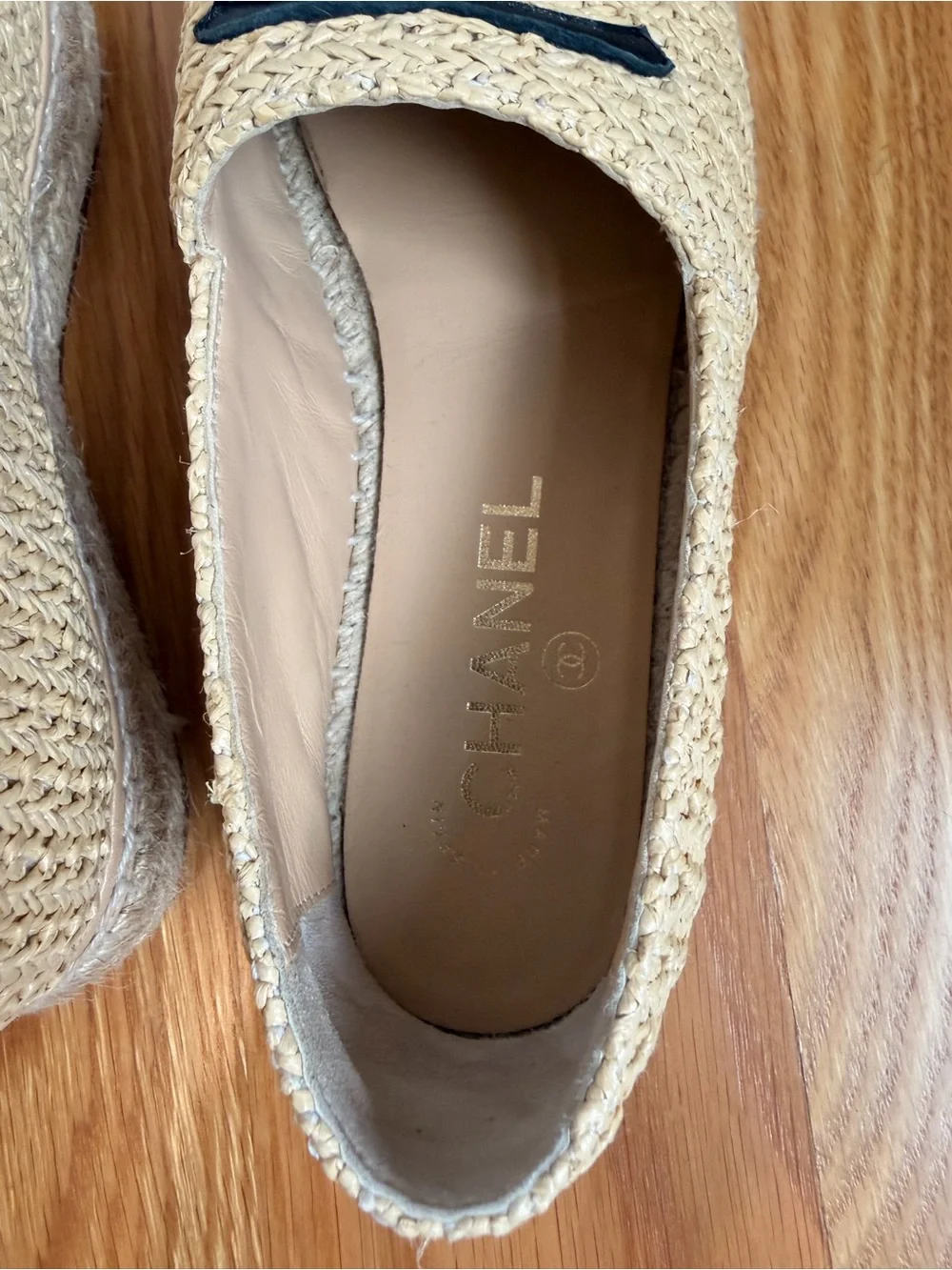 CHANEL 2022 Interlocking CC Logo Espadrilles